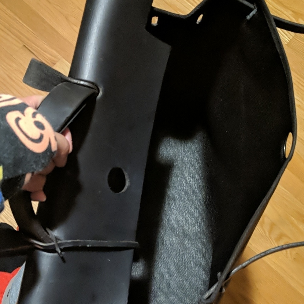 Hermès herbag 39 black Canvas and leather - Picture 8 of 8